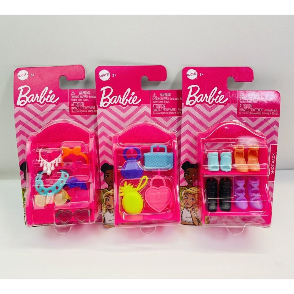 3-Mattel~Barbie Accessories~-Packs~Shoes~Accessories (#8831)